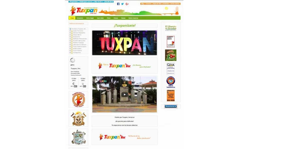 Rediseño Web Tuxpan.com.mx