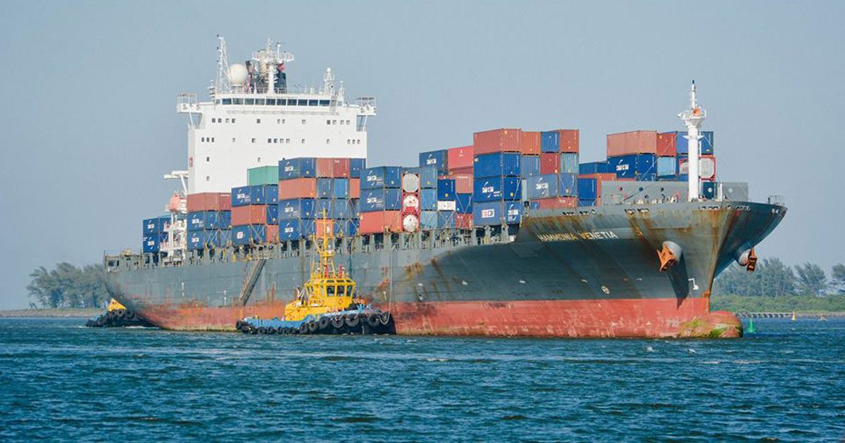 Primer Buque de contenedores en Tuxpan, Veracruz