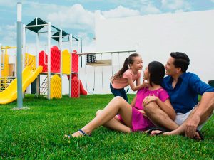 Áreas recreativas en residencial Valle Alto en Tuxpan, Veracruz.