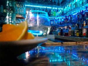 Bar del Restaurante del Mar en la Mata de Tampamachoco en Tuxpan, Veracruz