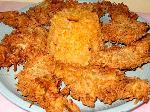 Camarones al coco del Restaurante la Nueva Cascada en Tuxpan, Veracruz