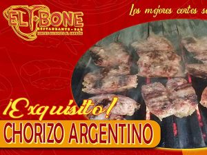 Chorizo argentino - Restaurante T-Bone en Tuxpan