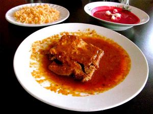 Comida corrida del Restaurante la Nueva Cascada en Tuxpan, Ver.