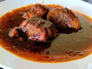 Guiso del Restaurante la Nueva Cascada en Tuxpan, Ver.