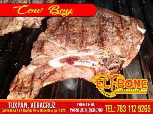 Corte carne Cowboy - Restaurantes Tuxpan