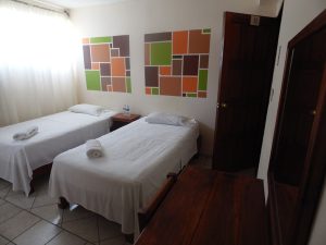 Habitaciones dobles del hotel Real del Monte en Tuxpan