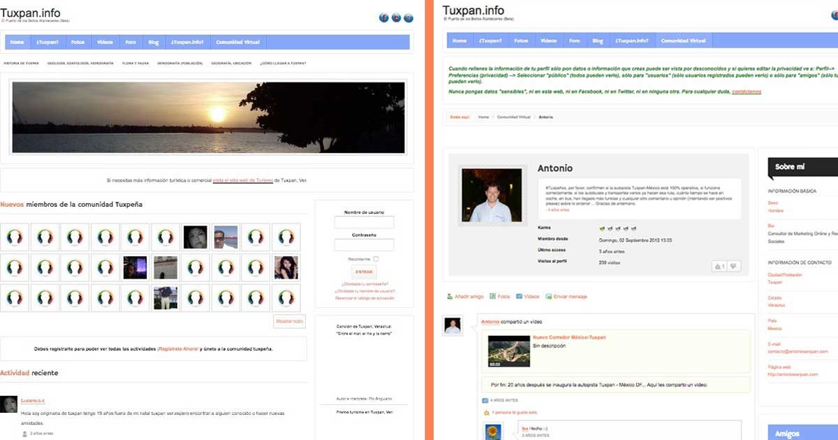 Imagen de la Web Tuxpan.info