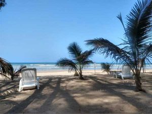 Vistas del Hotel a la orilla del mar en Tuxpan, Veracruz