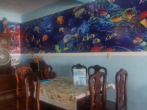 Restaurante del hotel Paraíso Real en la playa de Tuxpan