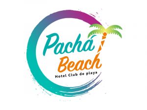 Logo Pachá Beach en la Playa de Tuxpan, Veracruz